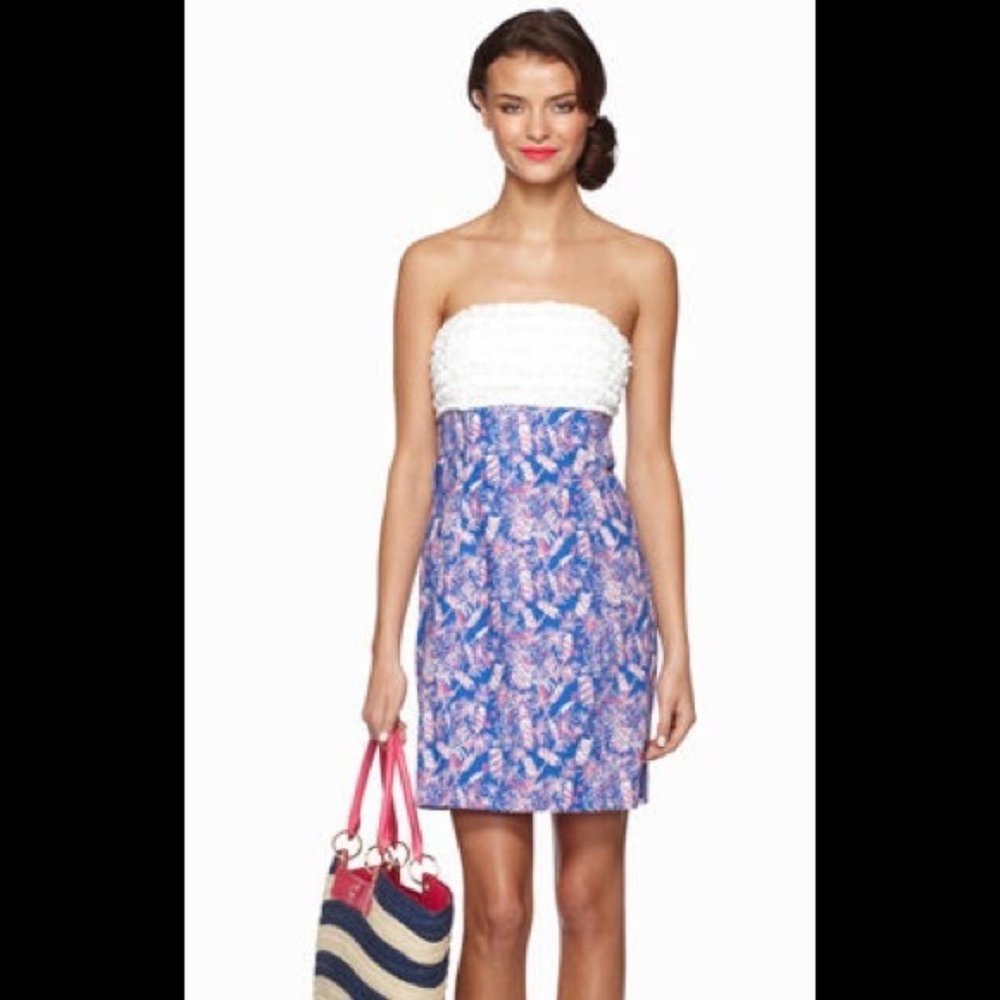 Lilly Pulitzer Franco Dress Firecracker Print